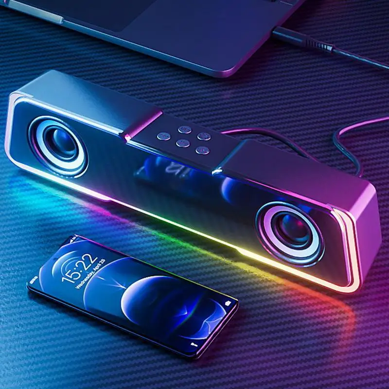 Для общего дорожного динамика, портативный настольный портативный динамик, портативный настольный динамик для домашней вечеринки, уличный настольный светодиодный динамик