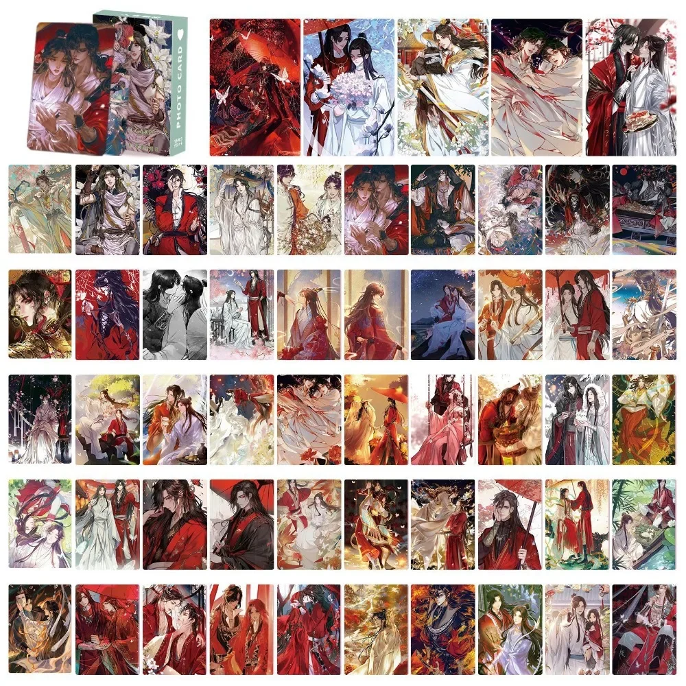 Imagem -02 - Céu Bênção Cartão Lomo mo Dao zu Shi Laser Tian Guan ci fu Xie Lian Hua Cheng hd Photocard Presente da Coleção de Fãs 55 Pcs