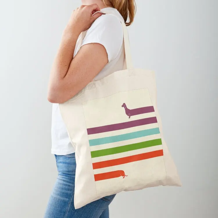 (Very) Long Dachshund Tote Bag female bag cute tote bag foldable reusable Shopper handbag