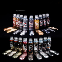 50ml Model Pre-mixed Paint Metallic Color Series Without Dilution Model Handmade DIY Doll Figurine Gundam Model Oil-based Paint