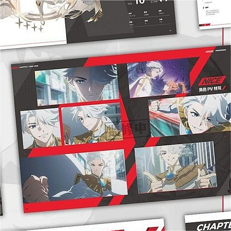 Oficjalny artbook z grafikami postaci z kolekcji Transformation Heroes X — zdjęcie produktu 4
