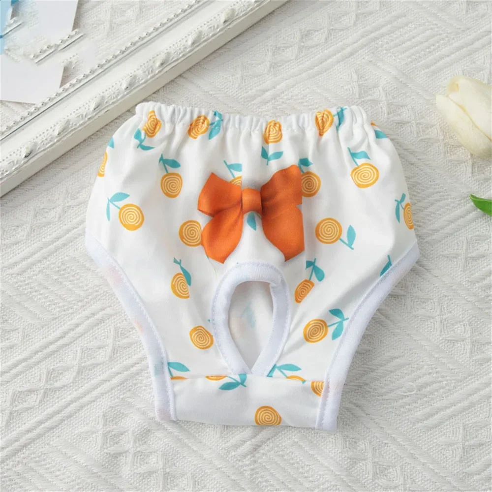 Dog Physiological Pants Pet Supplies Dog Menstrual Pants Pet Princess Panties Pet Diaper Dog Breathable Bow Dog Diapers