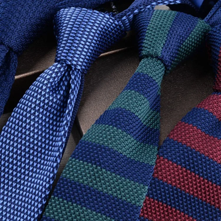 

Tie Men's Fashion Korean Edition Casual Versatile Knitted English Pointed Head Narrow Version Width 6cm Tie Men's