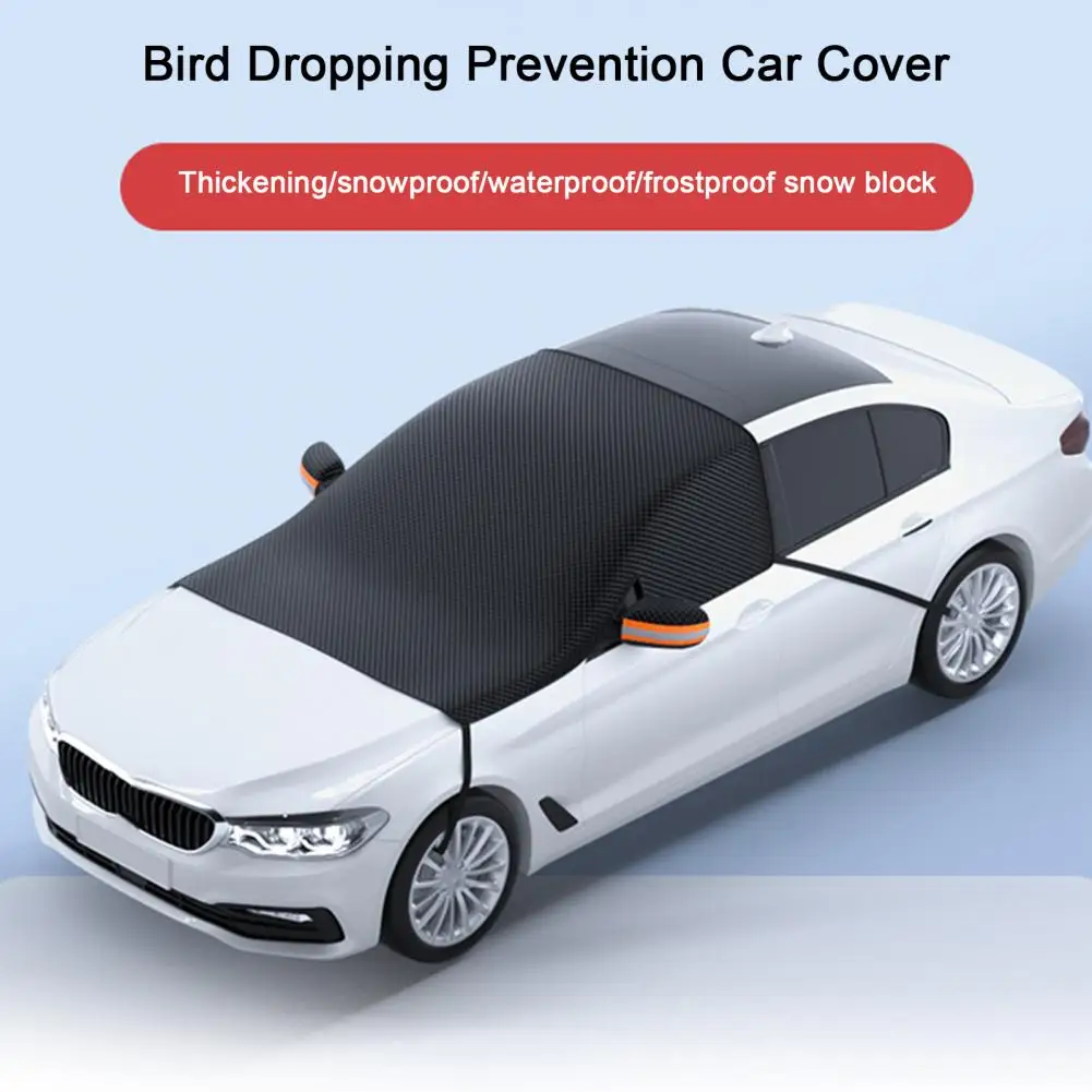 Multi-directional Protection Car Cover Universal Car Half Cover Sunproof Waterproof Heat Insulation Multi-directional for Soft