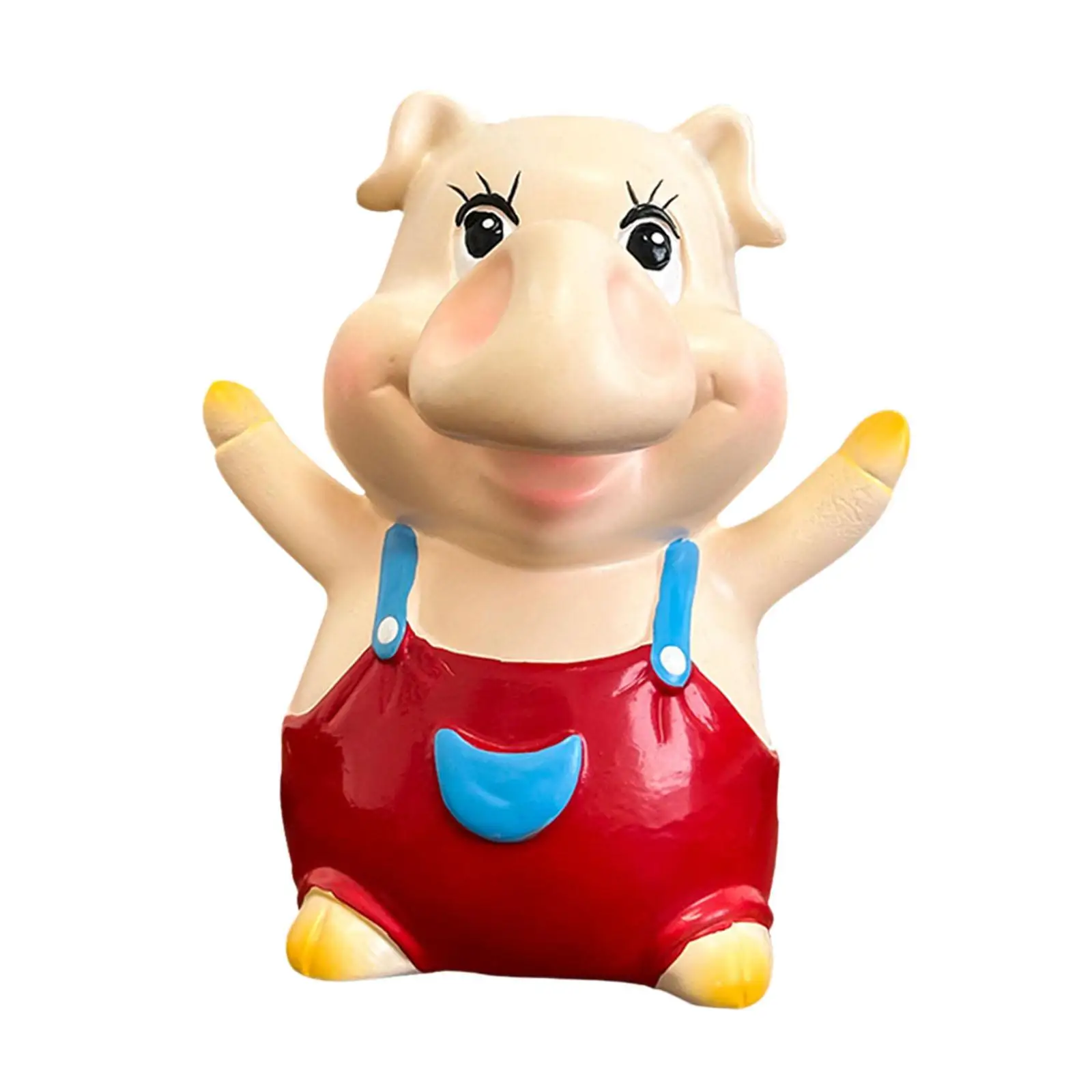 Vinyl Piggy Figurine Desktop Ornament Luxury Decorative Figurines Eyeglass Stand Tabletop Sunglasses Keeper for Living Room Desk