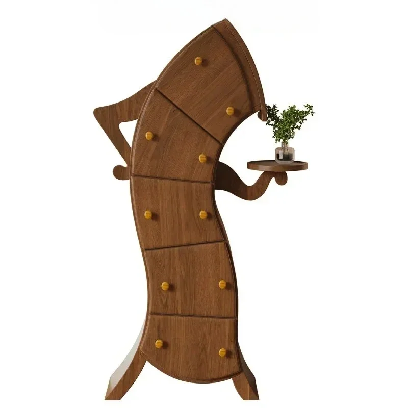 

Robot Creative Storage Cabinet Living Room Cabinets Wood Sideboard Chest Of Drawer Home Decor Headboard Bedroom Furniture