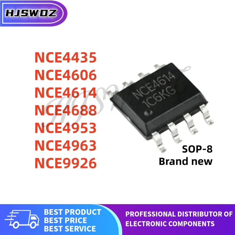 50PCS NCE4963 NCE4435 NCE4953 NCE9926 NCE4606 NCE4614 NCE4688 SOP-8 MOS Transistor NEW