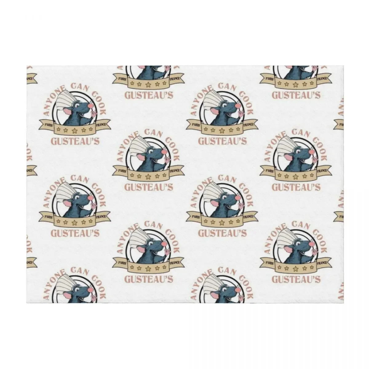 

Ratatouille Gusteau's Anyone Can Cook Throw Blanket Vintage christmas decoration Soft Big Decorative Sofa Blankets