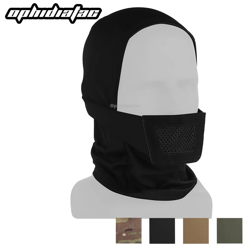 OPHIDIAN Knight Headgear Padded Mesh Breathable Mask for Party Camping Hunting Hiking Airsoft Shooting