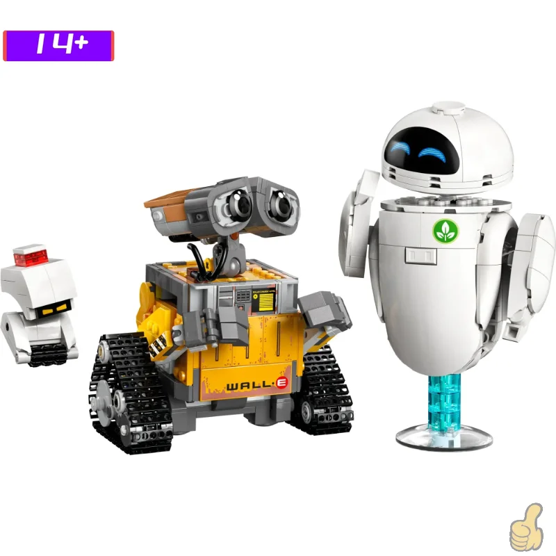 

2026 811 pcs WALL-E&EVE Building Blocks WALL-E Figure Blocks 43279 Cartoon Character Building Block Toys for Kid Birthday Gift