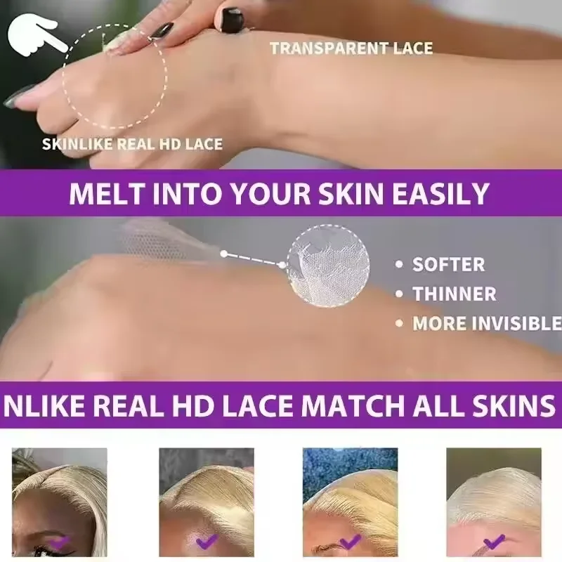 HD شفافة العسل شعر مستعار أشقر 30 40 بوصة ملونة 613 الدانتيل الباروكة الأمامية 13x6 العظام شعر طبيعي مفرود الباروكات 200 الكثافة شعر مستعار أمامي