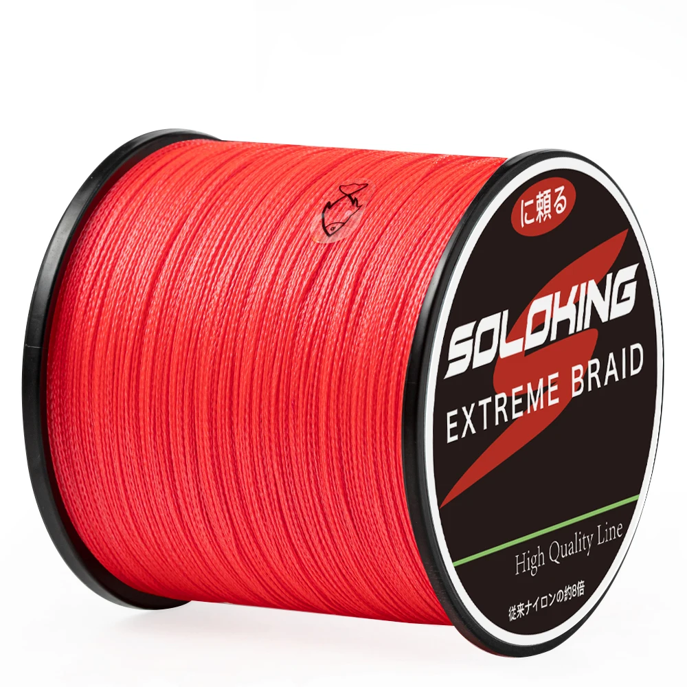 SOLOKING 300M PE Geflochtene Angelschnur Super Starke Japanische Multifilament Meer Angelschnur 10LB-80LB Karpfen Linie Forelle Linie