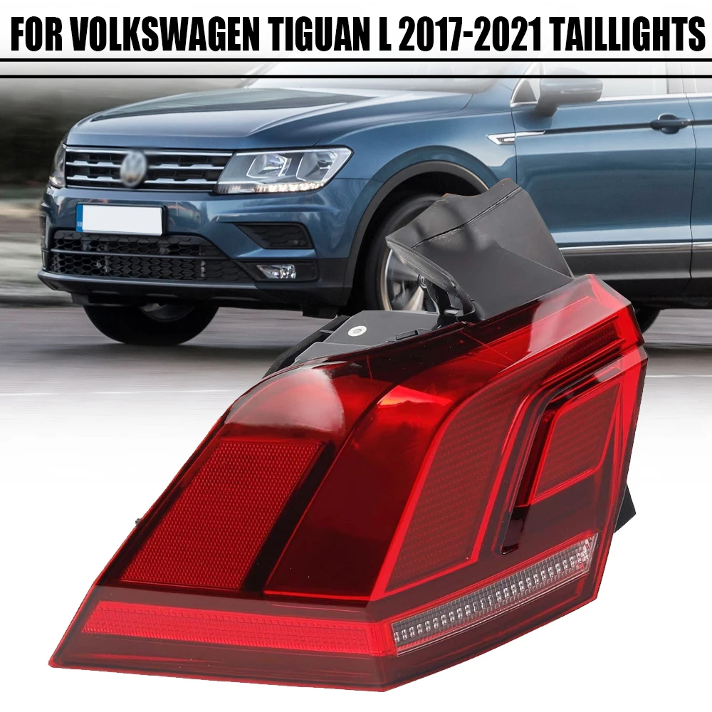 Left/Right Side Tail Lamp For Volkswagen Tiguan L 2017 2018 2019 2020 2021 Rear Tail Light Brake Lamp with