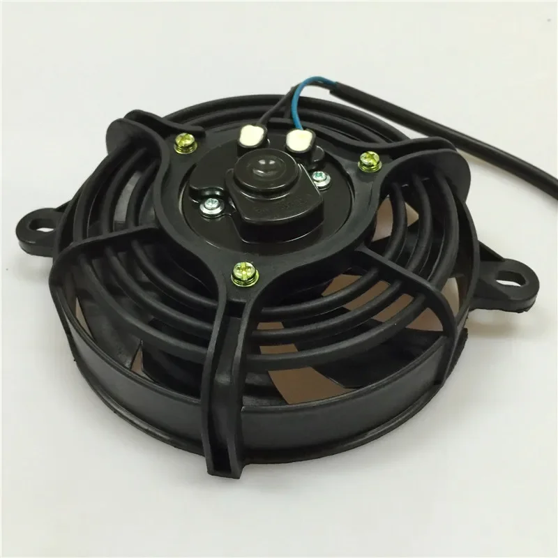 For Qianjiang Motorcycle Accessories Silver Blade BJ250T-8 Cooling Fan Assembly Engine Fan Motorcycle Parts