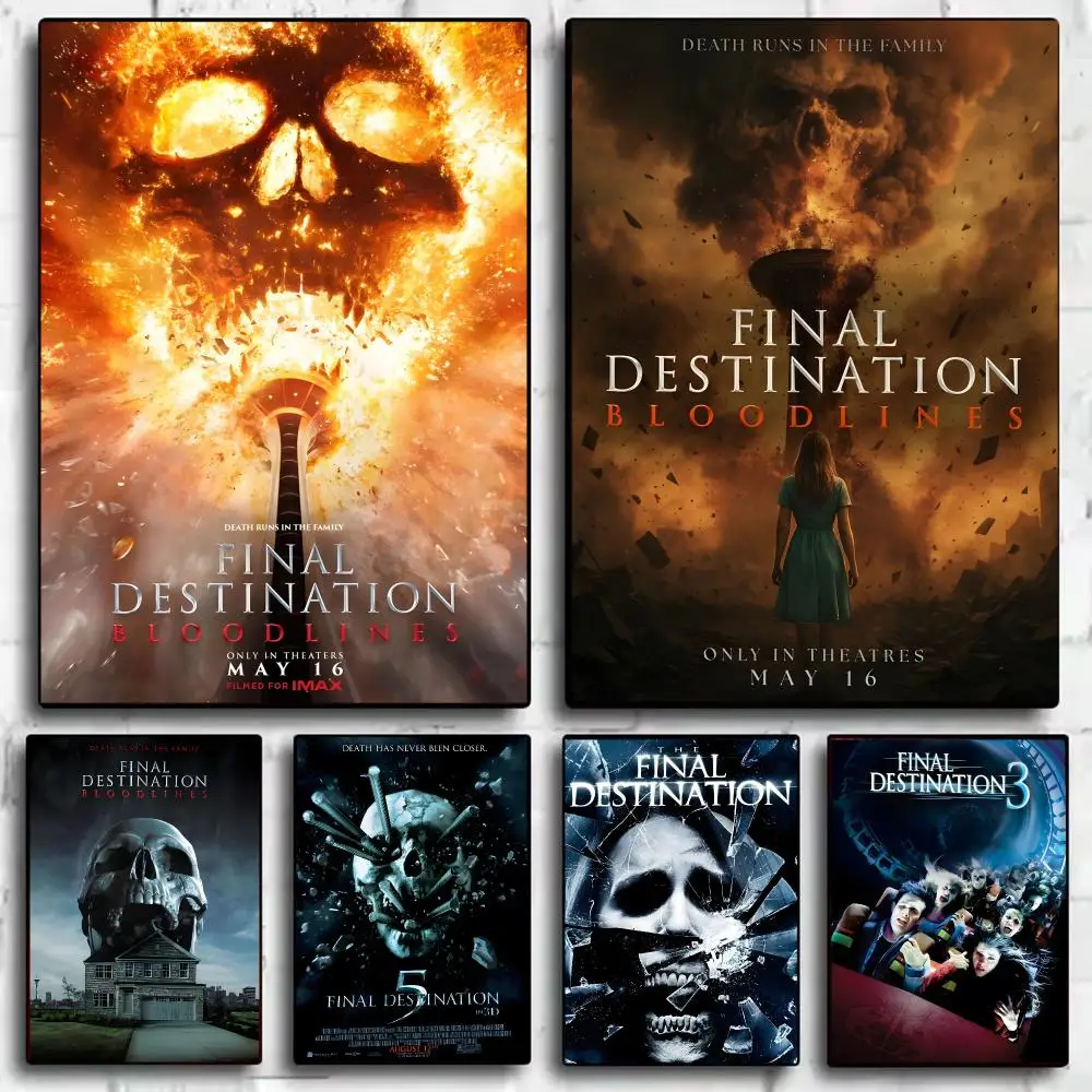Movie F-Final D-DestinationS Painting Calligraphy Canvas HD Poster Waterproof Fade Resistant Wall Art Print for Home Decor