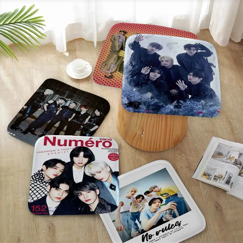 KPOP Korean Boys TXT Fight Or Escape FIGHT OR ESCAPE Cushion Living Room Sofa Decor Stool Tatami Office Cushions Home Decor