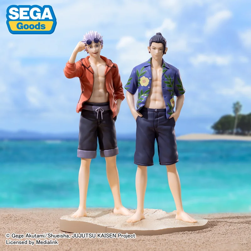 

In Stock SEGA Luminasta Jujutsu Kaisen Satoru Gojo Geto Suguru Summer Wear Ver. PVC Anime Action Figures Model Collection Toy