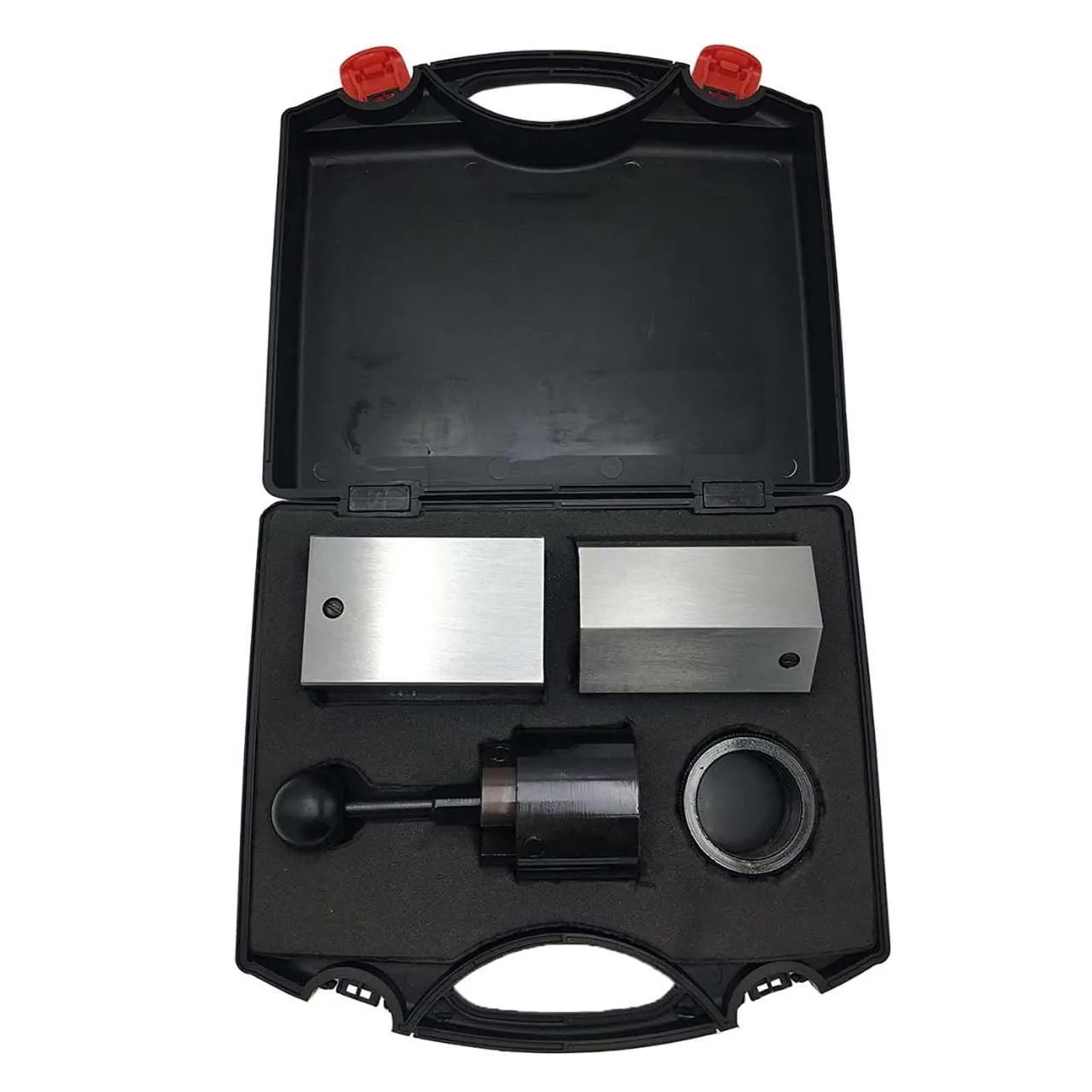

High Hardness 5C Collet Block Set with Case - Hex Collet Block, Square Collet Block and Collet Closer