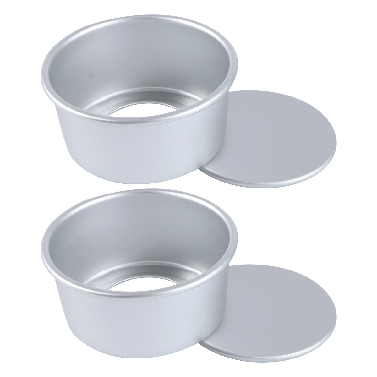 

Alumium Alloy Cake Mold Round Large Muffin Pans Removable Bottom Nonstick Easy Cleaning Ideal for Fruit Pies Chocolate Mold Mini