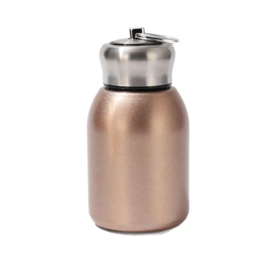 

Creative stainless steel students small capacity water cup small insulated cup outdoor portable carry handle pocket water bottle