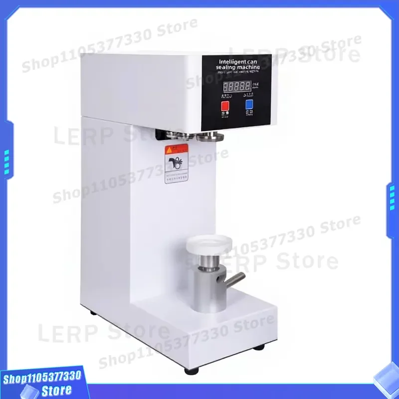 Commercial Semi Automatic Sealing Machine for Milk Tea Shop PET Bottle and Can 19kg High Speed 375x210x560mm Equipment High