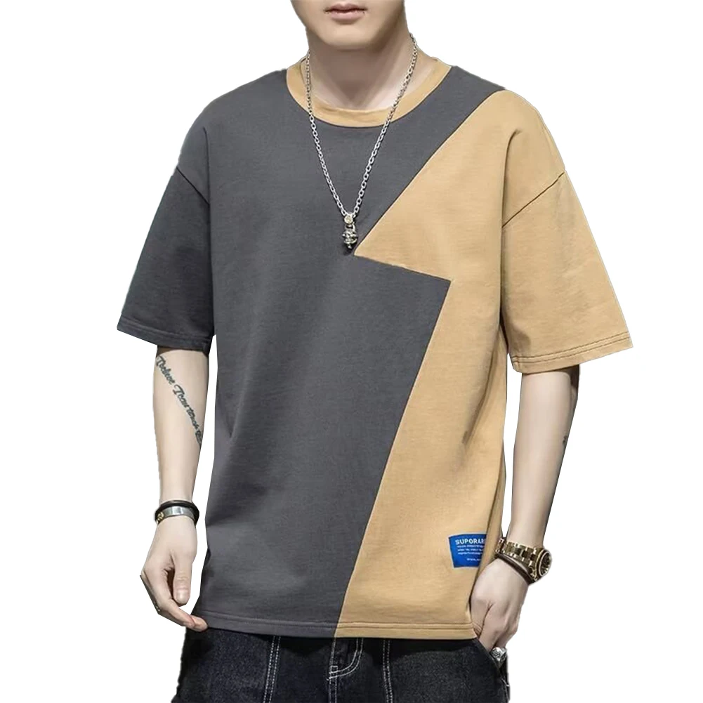 

Comfortable Clothing Casual T-Shirts For Spring And Summer Comfortable Casual T-shirts Splicing Design Spring Fashion