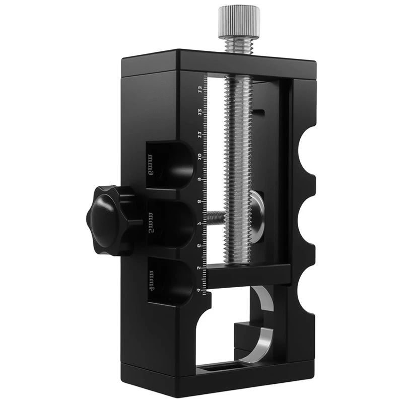 A95I-Adjustable Router Template Door Hinge Jig Kit, Hinge Installation Tool For 4-13Cm With 1/4" 5/8" Radius