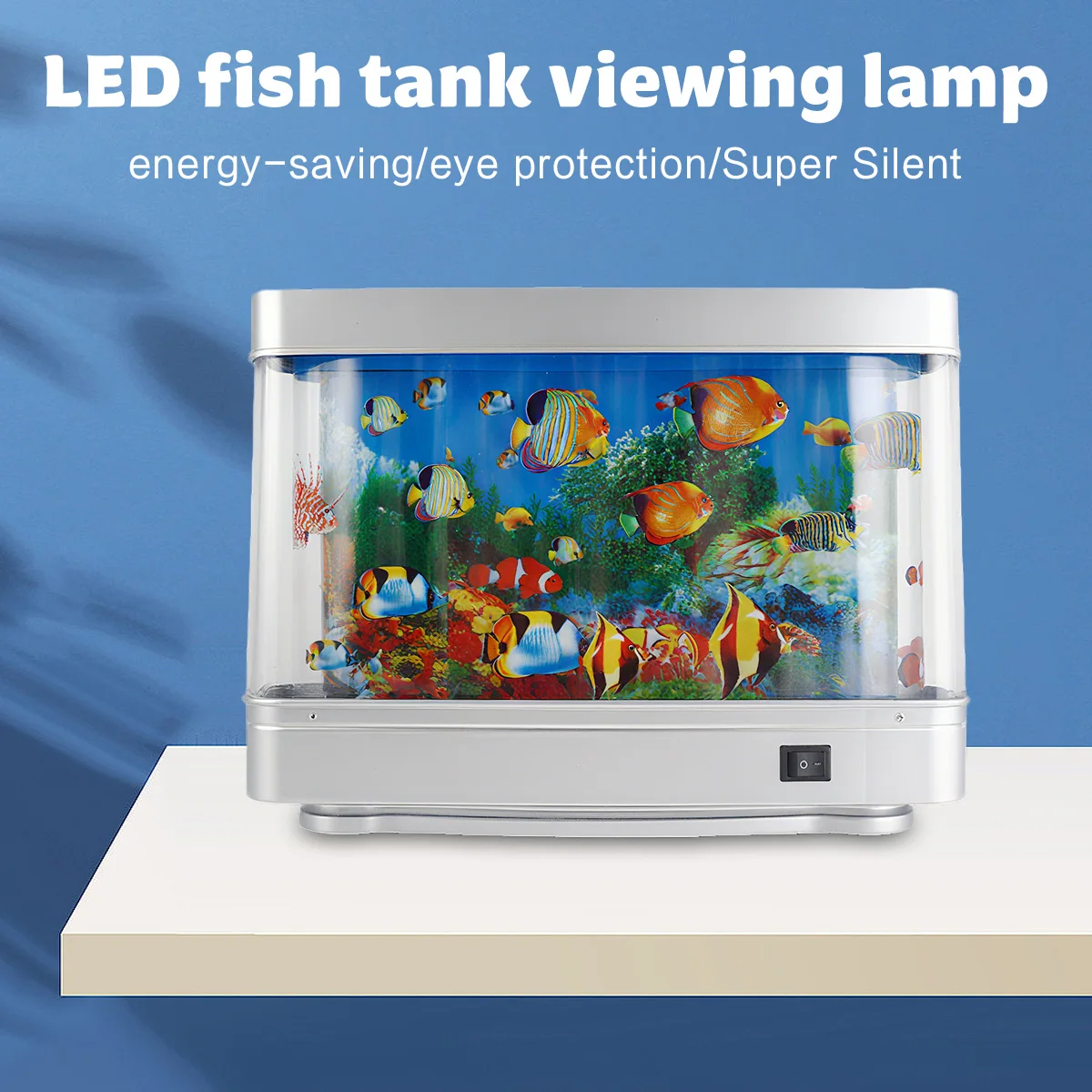 

Creative Ecological Fish Tank Landscape Light Ocean Theme Children S Room Decoration Birthday Party Holiday Gift Ornaments