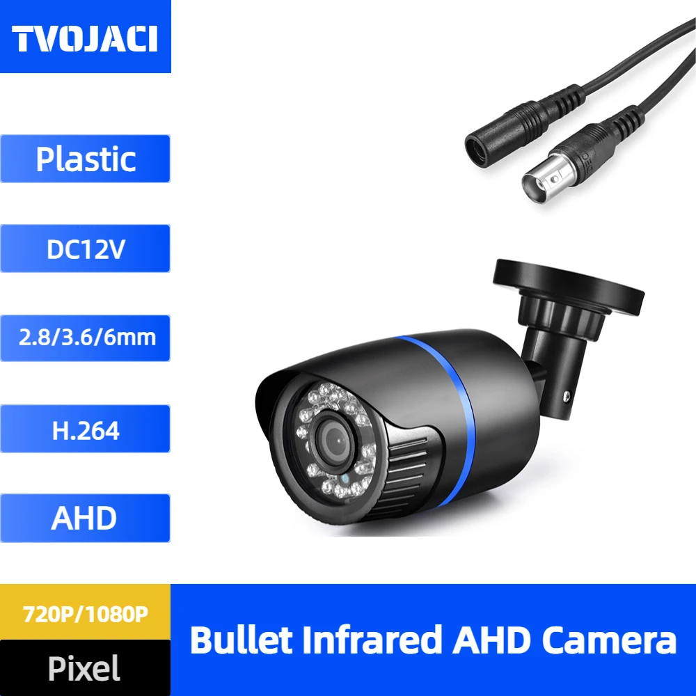 

Surveillance Camera AHD Analog High Definition 1/4'' CMOS 1.0MP 720P 2.0MP 1080P AHD CCTV Camera IR Cut Fiter Security Outdoor