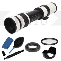 JINTU 420-800mm F/8.3 MF Telephoto Zoom Lens Kit for NIKON D90 D80 D7500 D7200 D7100 D5600 D5500 D5400 D5300 D5200 D5100 D3200