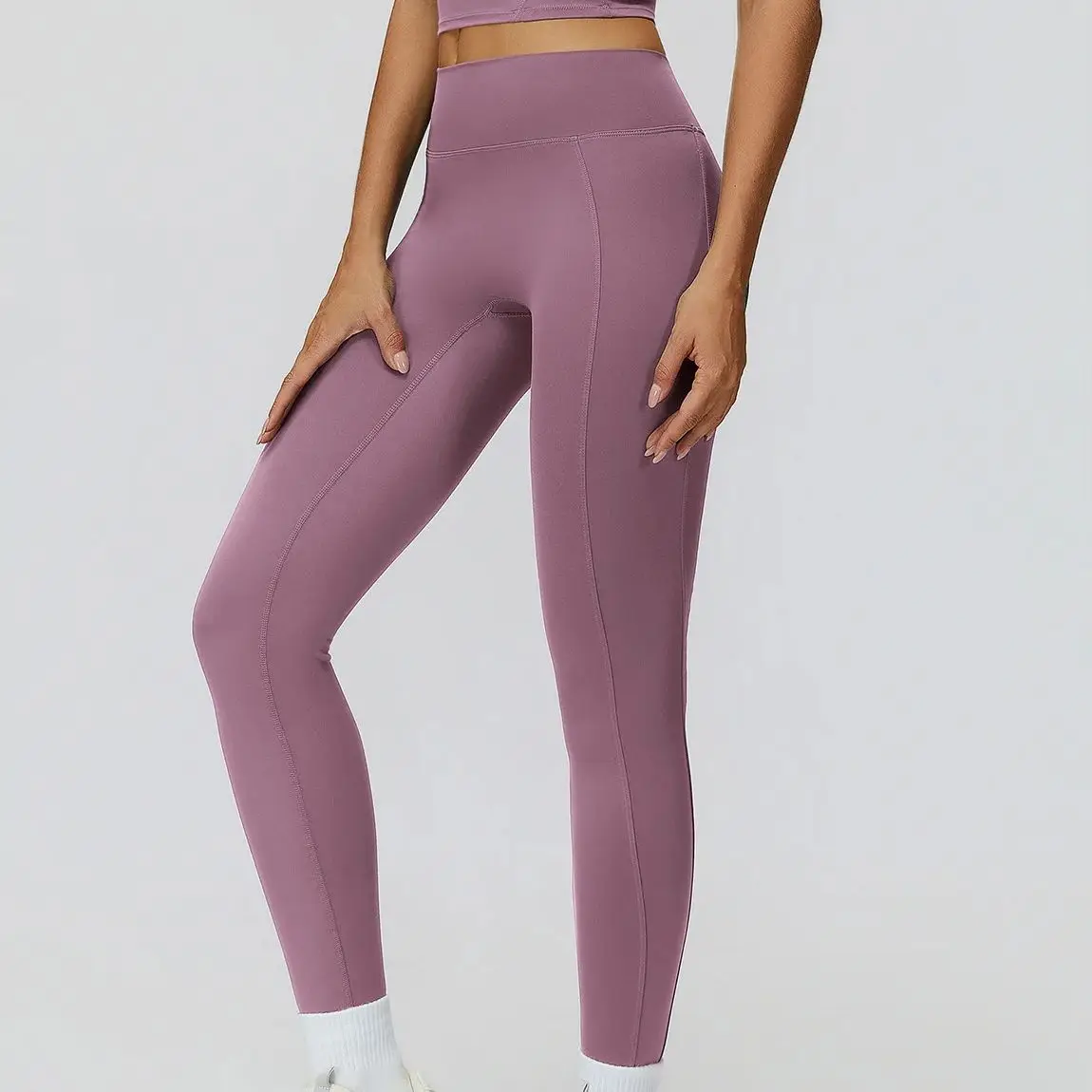 Ningyu Sports Yoga Pants Gym High waisted Pleated Tight Pants Quick Drying Leggings Women's Running Fitness Push Up Sports Pants