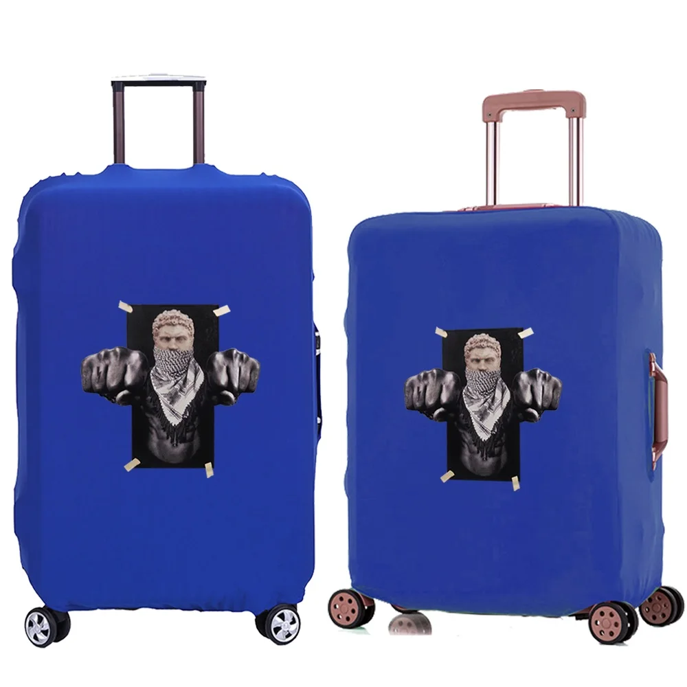 Luggage Cover Travel Suitcase Protective Cover for Trunk Case  18 '' -28 '' Foldable  Elastic Suitcase Cover Sculpture Pattern