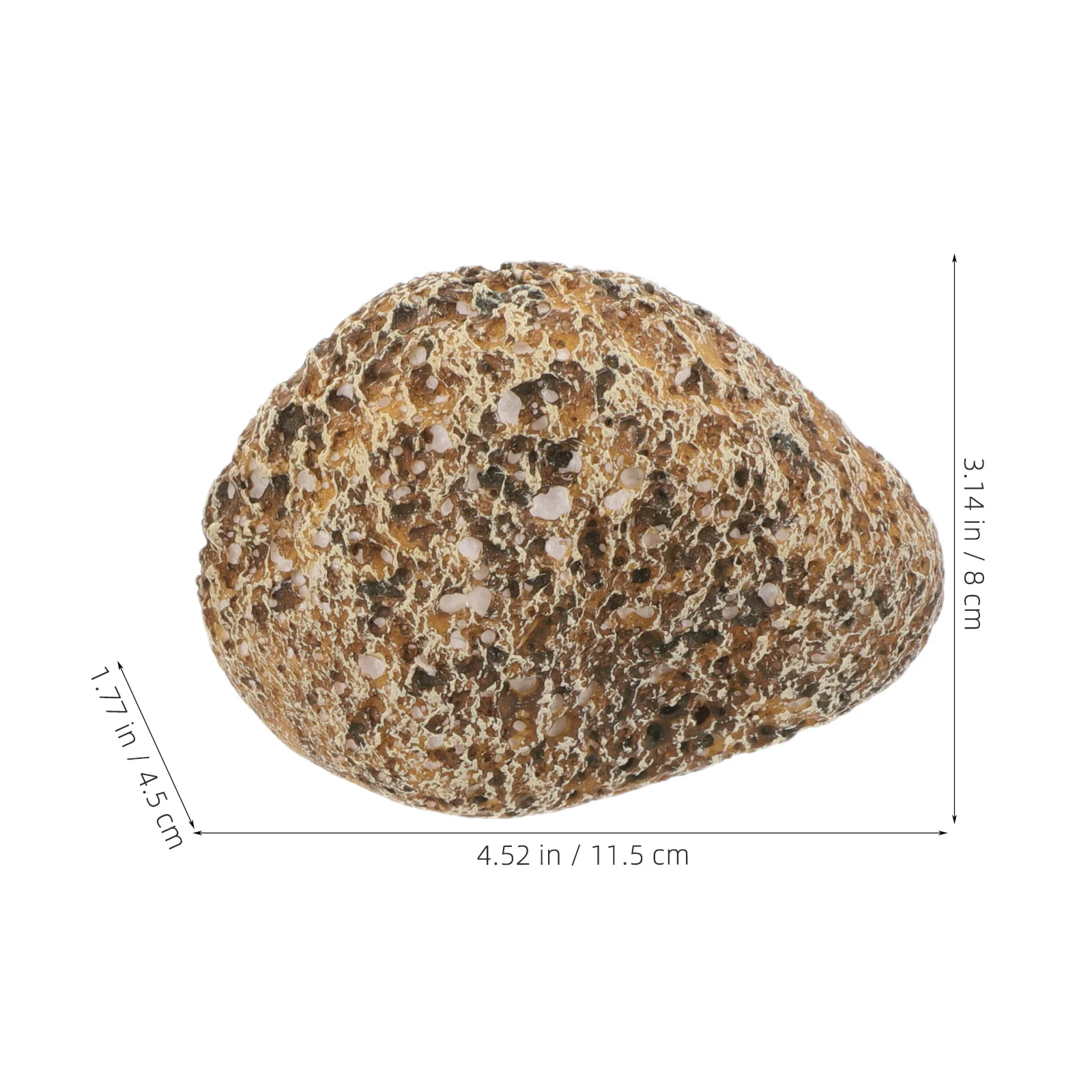 6Pcs Artificial Rockery Stones Realistic Fake Stone Decoration for Garden Yard Bonsai Plant Micro Landscape Terrarium Decor
