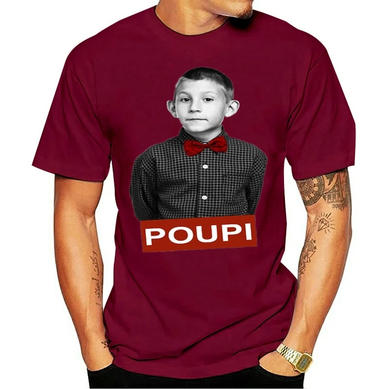 T-shirt Poupi Dewey Dance Men T Shirt Print Cotton Short Sleeve T-shirt