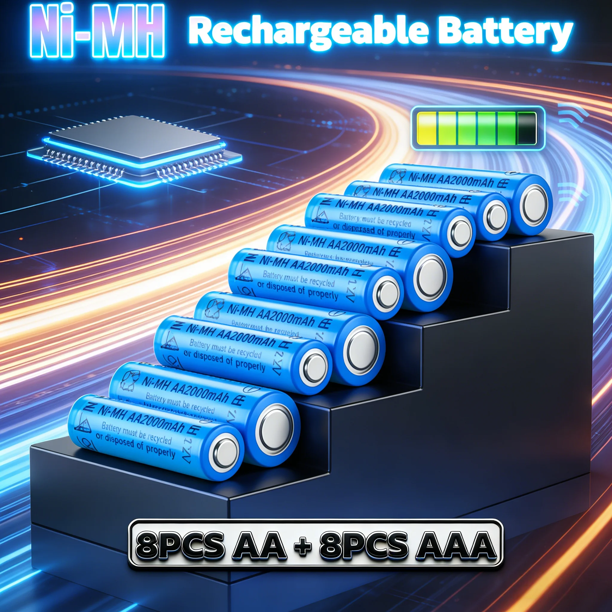 2000Mah Aa Ni-Mh Re…