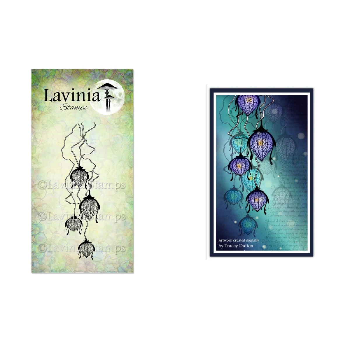 

Pixie Lanterns 2025 July Clear Stamps DIY Scrapbook Craft Decoration Embossing Folder Cards Paper Album Twilight Tea Stamp