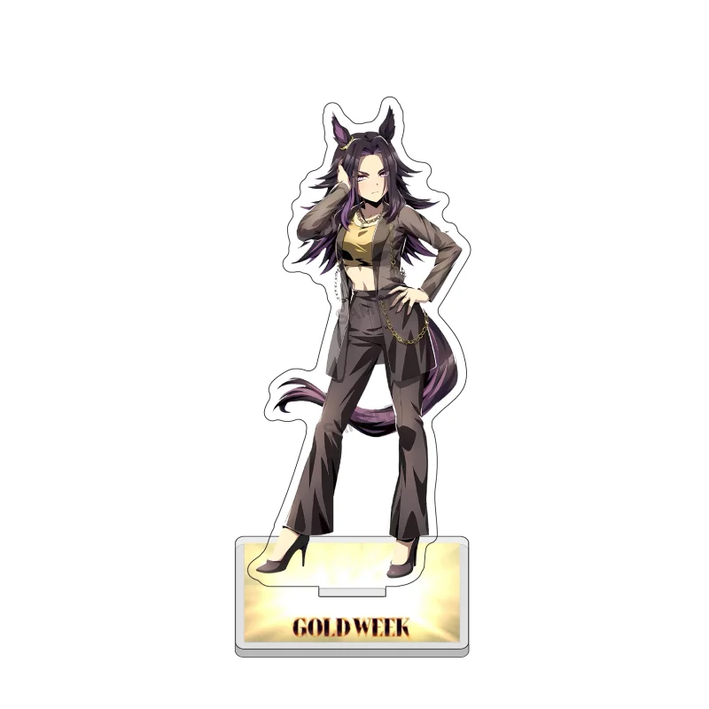Anime Umamusume: Pretty Derby Nakayama Festa GOLD WEEK Ver Acrylic Stand Model Plate Keychains Desktop Ornament