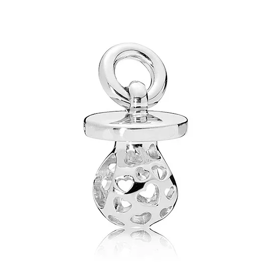 New Silver Color Nipple Love Anchor Clock Flower Bead Pendants Fits European  Charm Women Bracelets Jewelry Accessories