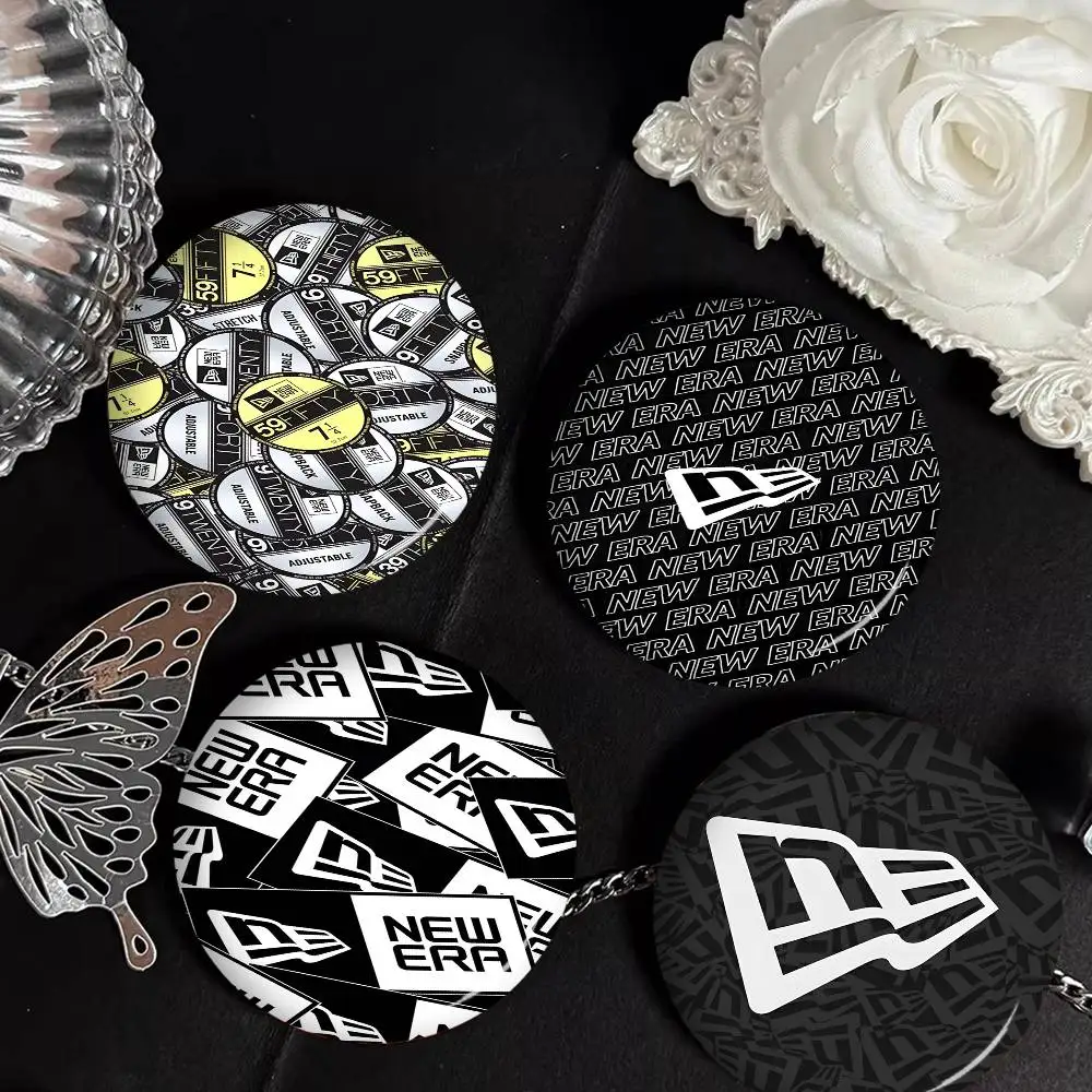 N-NewS Logo E-Era Soft Button Pin Round Metal Badge Lapel Pin Parts Gift Friends Kid