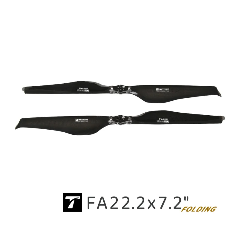 Hélice plegable de fibra de carbono, accesorio para cuadricóptero, fa22,2 x 7,2, 2 unids/lote/PAR, T-MOTOR