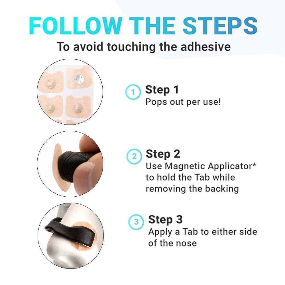 

Набор магнитных полосок от храпа, средство от храпа и расширитель носовых проходов для улучшения качества сна, комплект для решения проблемы храпа