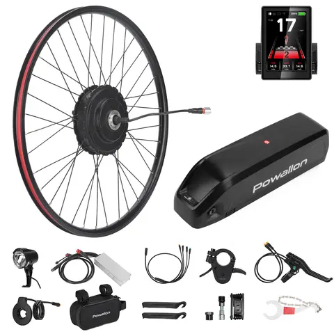 BAFANG Kit de conversion EBIKE 750 W avec batterie - Améliorez votre vélo régulier vers vélo électrique avec moteur de moyeu arrière Peak 1300 W