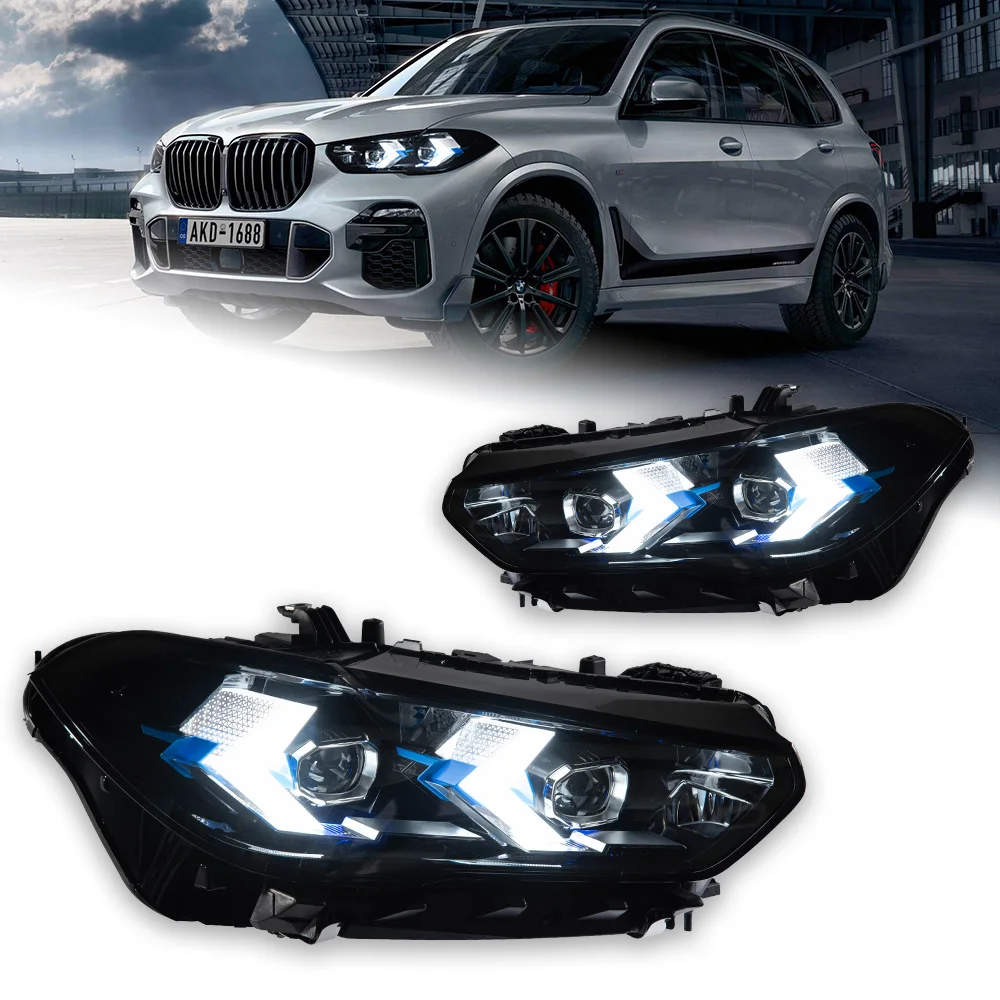 No Change Bumper Head Lamp For BMW X5 G05 LED Headlight 2019-2022 X6 G06 Plug And Play Front Lights Automotive Accessories