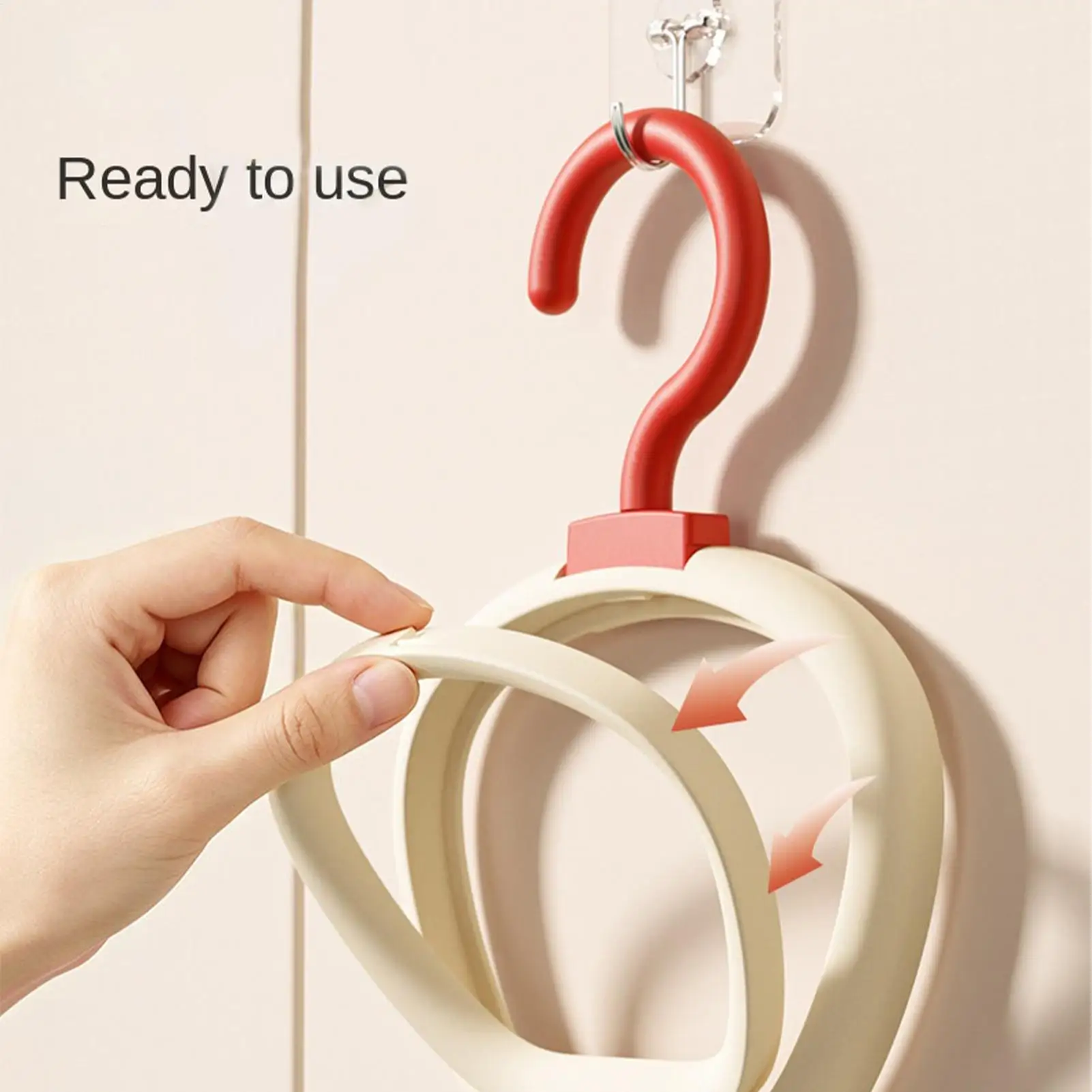 Hat Organizer Storage Rack Hat Rack Hook Scarf Bag Baseball Cap Rack Organizer Storage Door Hanger Storage for Closet Bedroom view 4