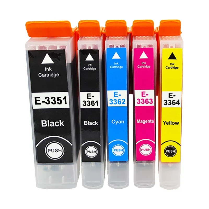 1~10set Compatible For EPSON 33XL 33 Ink Cartridge For T3351 T3361 Expression Premium XP 530 540 630 640 635 645 830 900 Printer