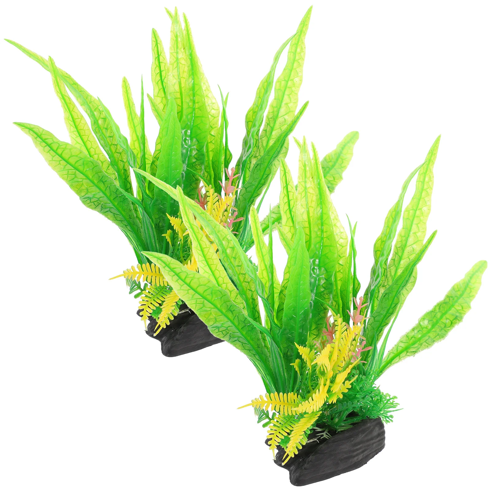 

2Pcs Aquarium Decorations Plants Realistic Fake Plants for Fish Tank Aquatic Environment Simulation Plant Longlasting