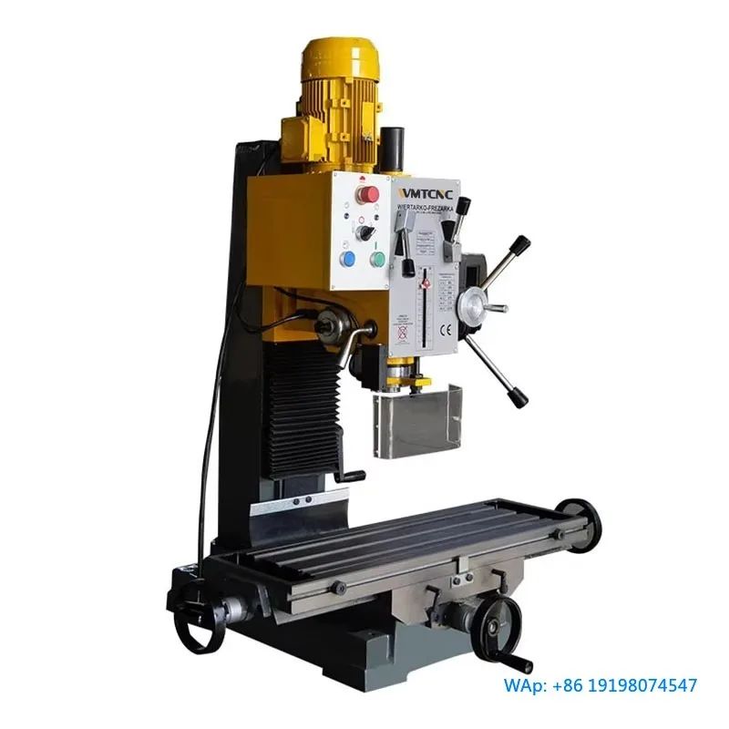 

Gear Head Small Drilling Milling Machine ZAY7045FG Drilling and Milling Machine with Tapping
