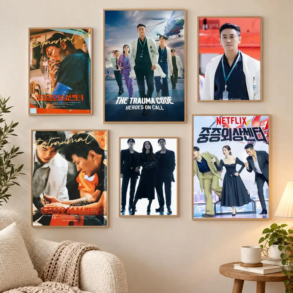 The Trauma Code Heroes on Call Poster Waterproof HD Modern Peel And Stick Wall Decor Living Room Dorm Garage