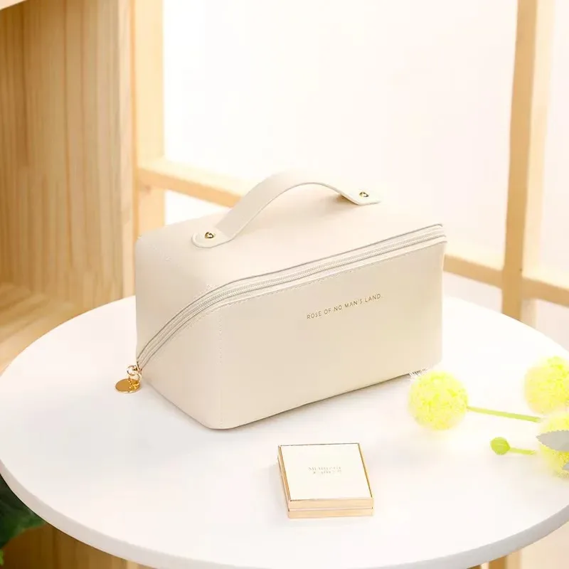 Makeup Organizer Female Toiletry Kit Bag Make Up Case Storage Pouch Luxury Lady Box, Cosmetic Bag, Organizer Bag for Travel Zip