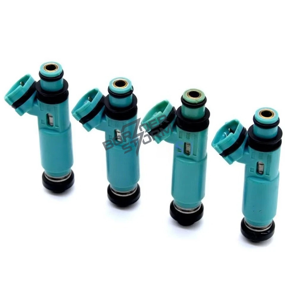 4Pcs Fuel Injector Set 195500-4460 Fit For Mazda RX7 RX8 MX5 Miata Turbo FC3S Engine Injection Kits N3H2-13-250